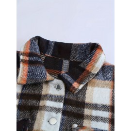 Women Corduroy Shirts Casual Long Sleeve Button Down Blouses Top